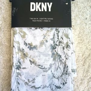 DKNY botanical floral curtains